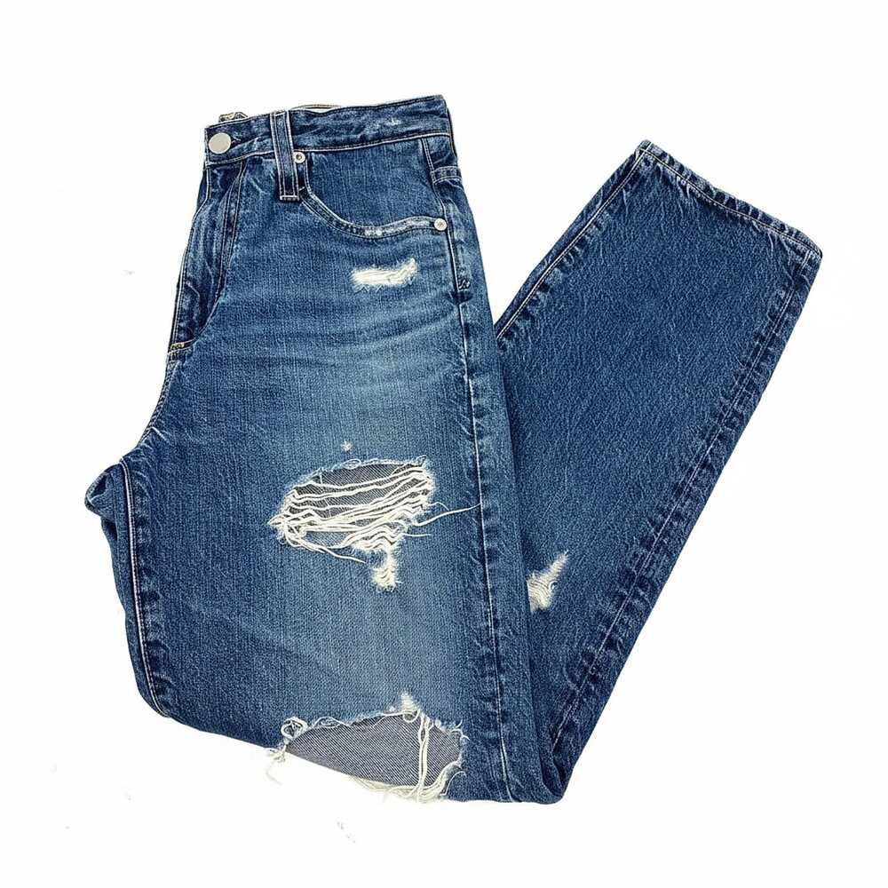 Ag Adriano Goldschmied Blue Pheobe Ripped High Waisted Jeans | Women’s Size 2